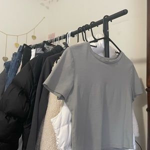 ZARA LIGHT GREEN CROP TOP